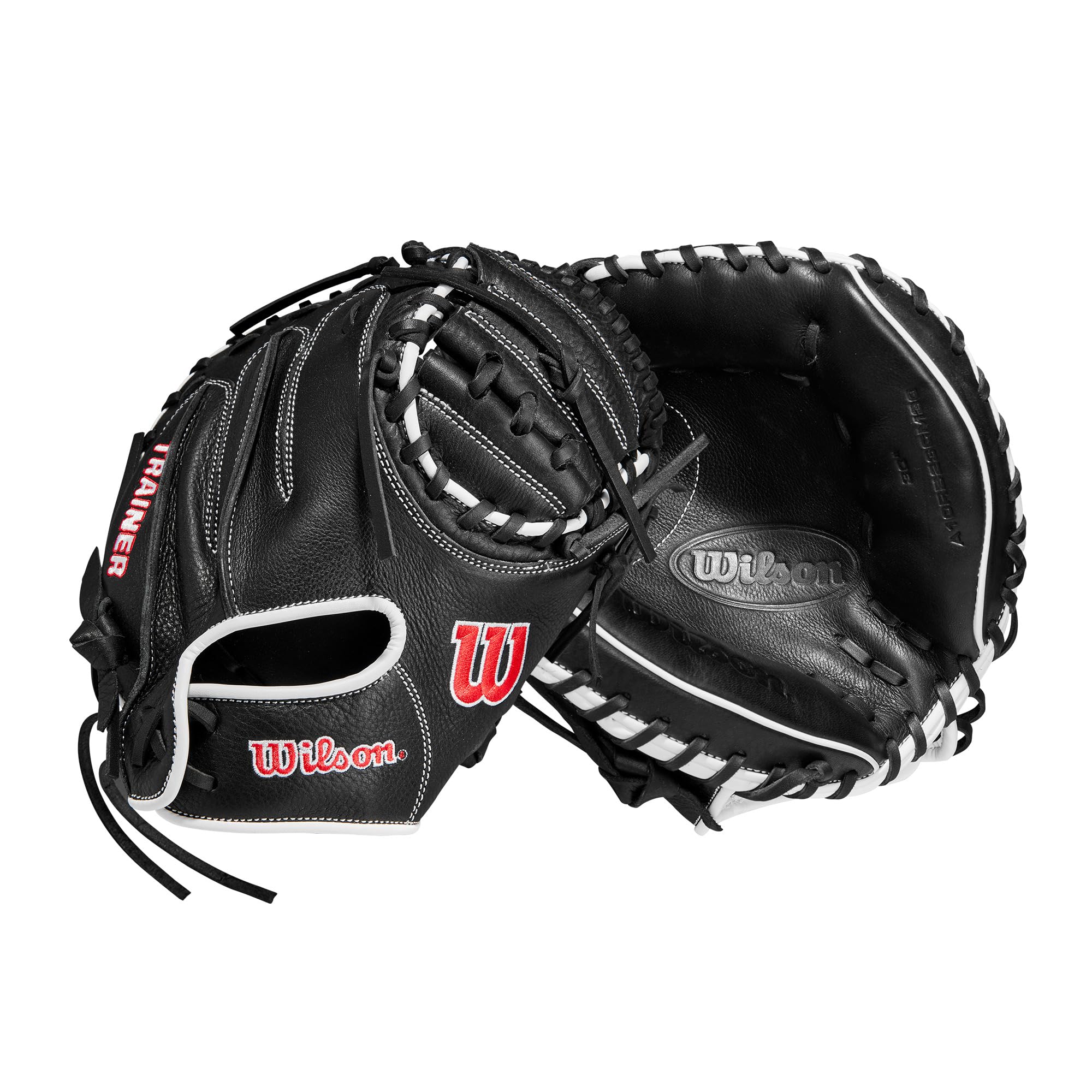 

Wilson Baseball Training Black Glove, Glove, TRAINER, Catcher s, WBW10099630,