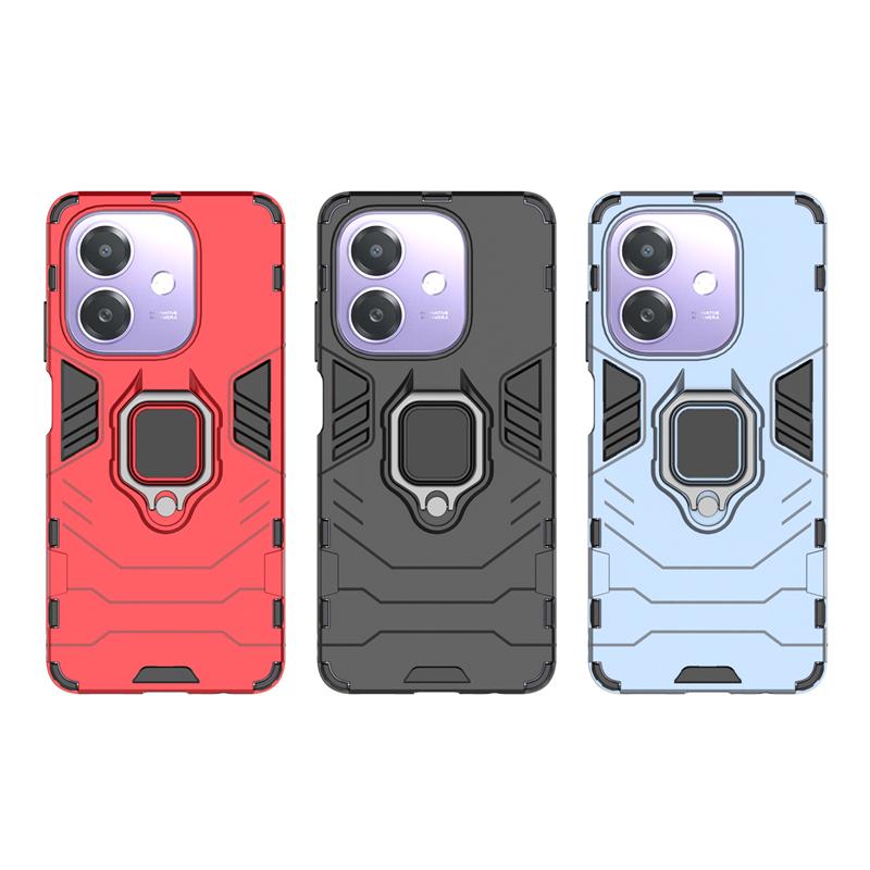 For OPPO A3 Cover For OPPO A3 Capas New Shockproof PC Armor Phone Bumper Back PC Armor Holder Ring Magnetic Fundas OPPO A3 A 3