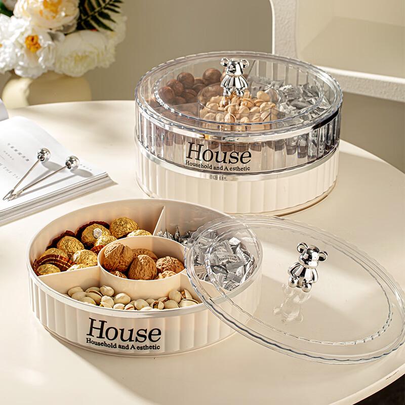 TREEJACK Rotating Multi-layer Snack & Candy Plate