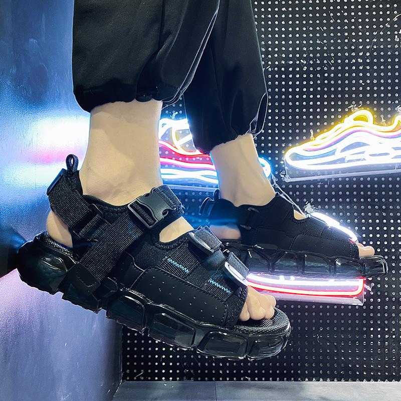 Fashion Summer Trendy Men's Sandals Personalized Fashion Sports Style Outdoor Street Walking Daily Shoes for Young People Casual