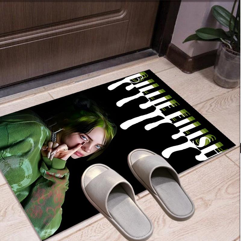 Billie Eilish Pattern Rug, Indoor/Outdoor Mat, for Picnic, Gameroom, Bedroom, Office, Living Room, Home Decor Carpet, Birthday Gift