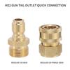 1Set 3/8 M22 Pipe Joint For M22 High Pressure Washer Quick Connect Kits Hose Coupler Adapter Set M22 14/15mm Water Outlet Set