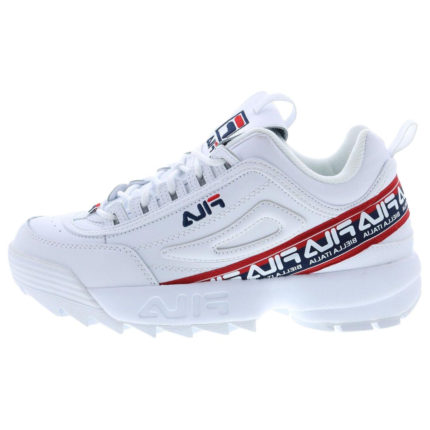 

Fila Мужские кроссовки Disruptor 2 Logo Tape WBR Белый Темно-синий Красный 1FM00647-125 42