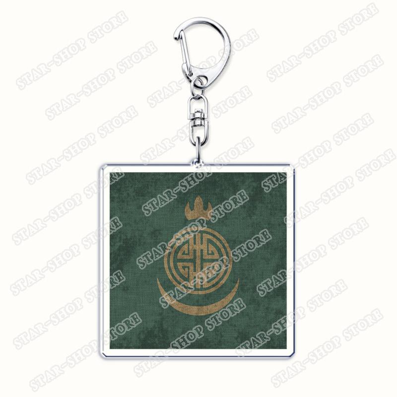 Hot Game Pennant Keychains for Women Accessories Bag Mount Blade Emblem Keyrings Jewelry Friends Fans Gaming Gifts
