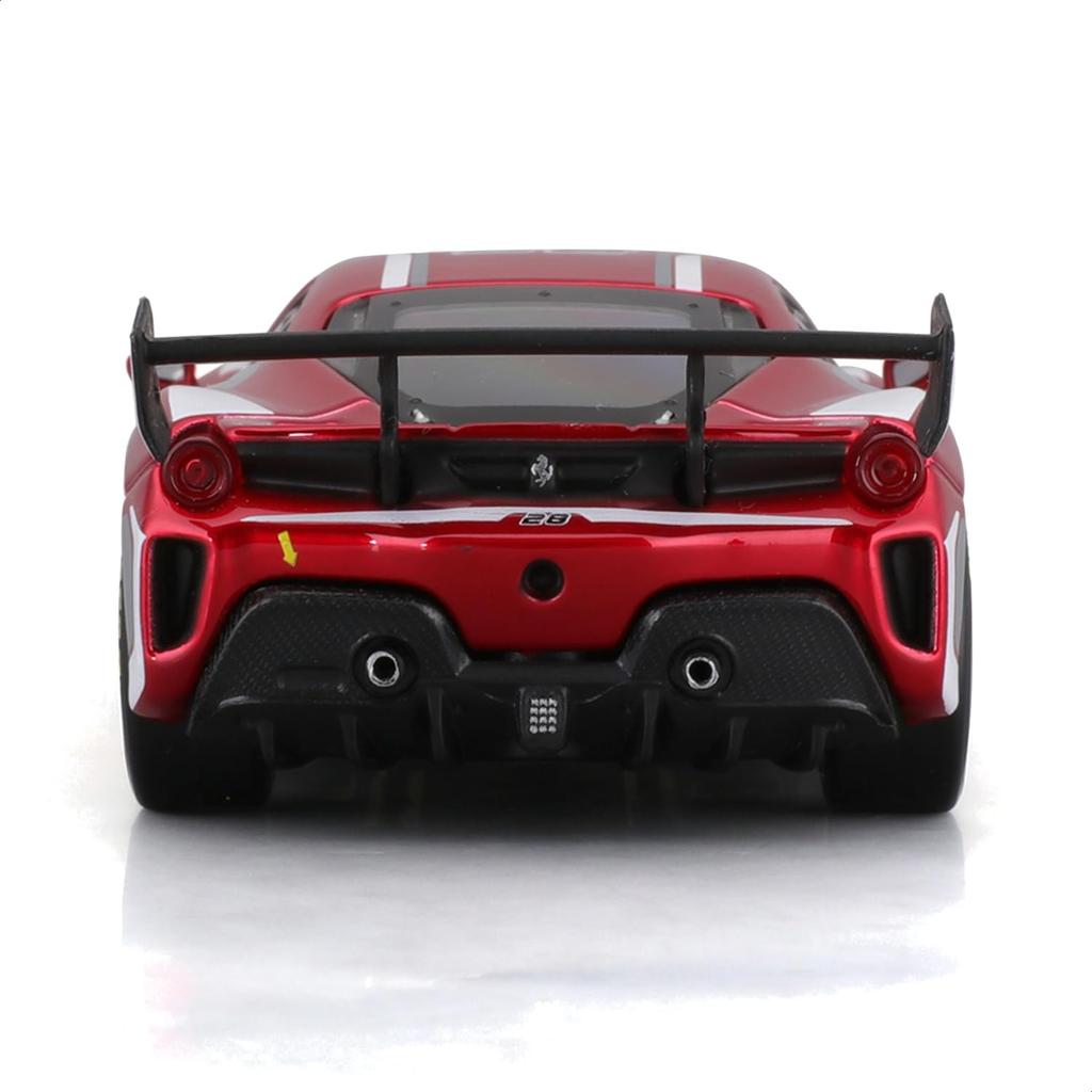 Bburago 1/43 Scale Ferrari 488 Challenge EVO 2020 Red / Race Sports Car Diecast Model Car Finished Product 18-36309
