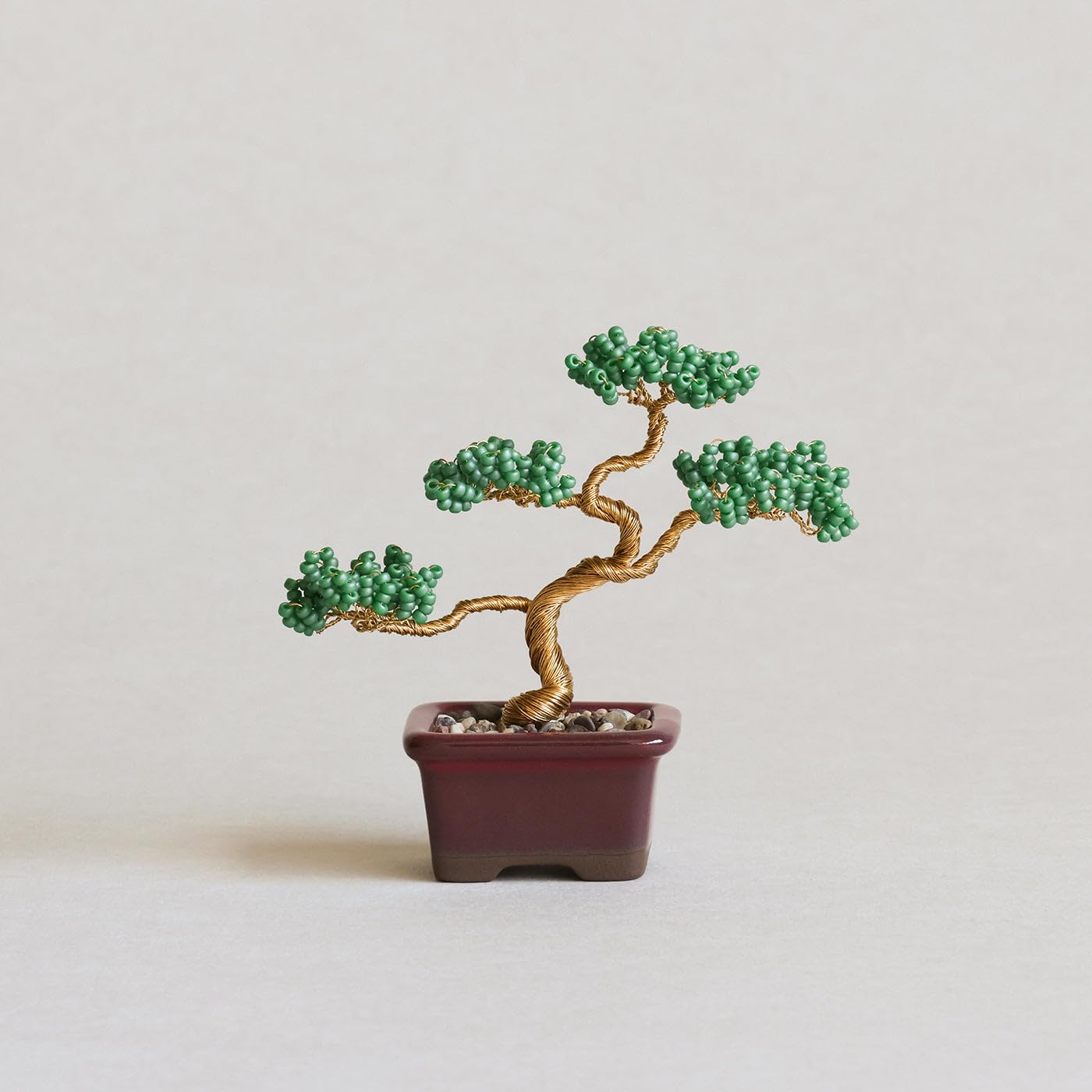 

MIYUKI Nejitte BONSAI (Bonsai) Bead Kit, Pine Tree, Made in Japan, Handmade, Beginner-friendly, HCA30//1 (Pine Tree)