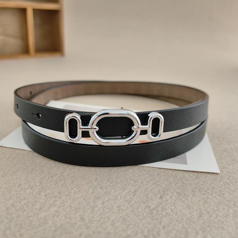 Handcrafted Leather Waist Belt For Women Alloy Clasp Designed Casual Formal Wear