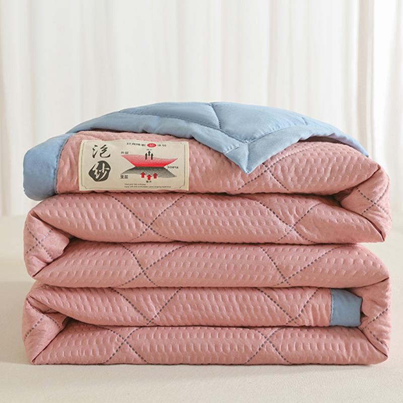 WTEMPO Summer Air Conditioning Quilt Simple Student Dormitory Single Summer Cool Quilt