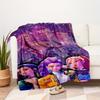 1Pc HUNTR/X Print Flannel Blanket, High Quality Digital Printing, Comfortable for All Seasons, Home DecorGifts821047