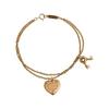 & Cia. Pulseira de Ouro Rosa 18K com Detalhes Esculpidos Pulseira Feminina 60760772