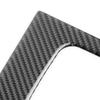 For BMW 3 Series E90 E92 E93 M3 2 Door 2005-2012 Car Styling Rear Row Seat Middle Storage Box Frame Soft Carbon Fiber Trim