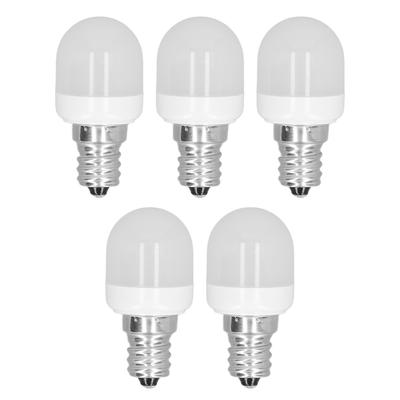 5pcs Light Bulbs E12 Thread Soft Light 1.5W 75LM LED Light Bulbs for Desk Lamp Ceiling Fan Lamp