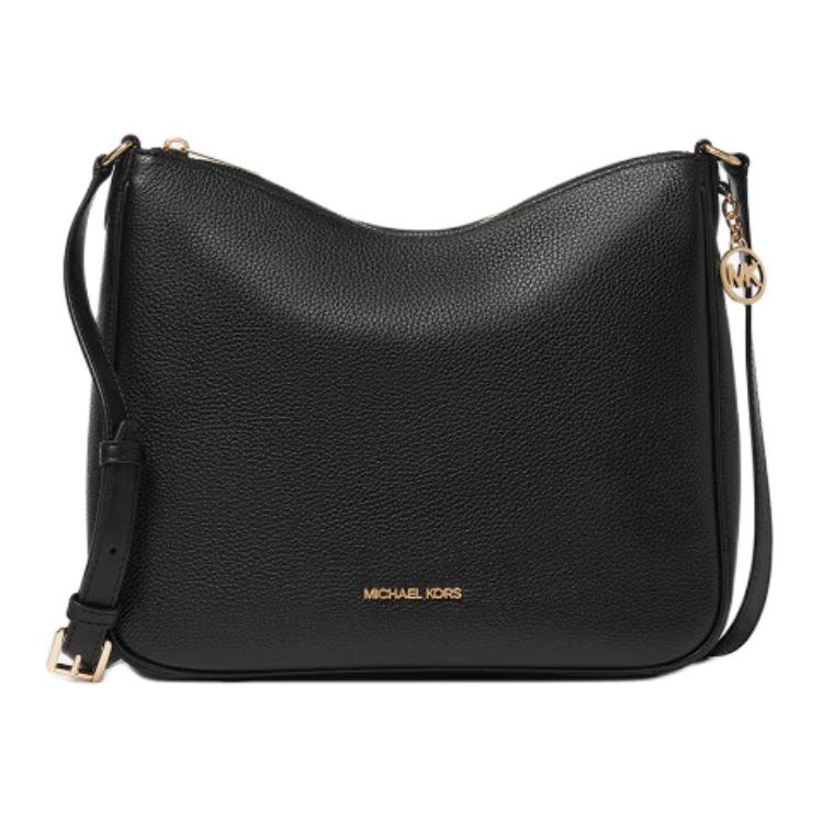 

Michael Kors Nayla Gold Hardware Logo Pendant Crossbody Bag Women crossbody bag Black 35S6G5ZM2L-BLACK Basic Set (Bag+Dust Bag)