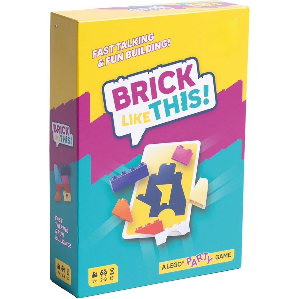Brick Like This Offizielles Party-Bauspiel für Familien 2-8 Spieler 15 Minuten Spielzeit