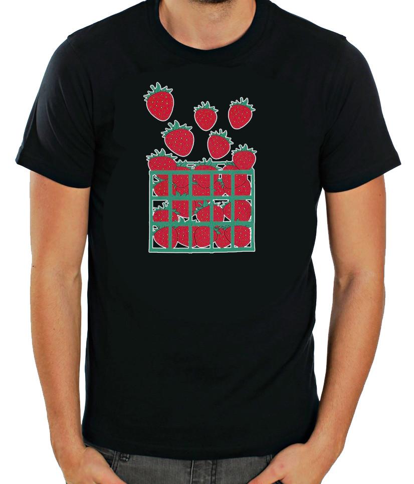 

Strawberry Basket Fruit Lover T Shirt Woman, Men, Unisex G078 M
