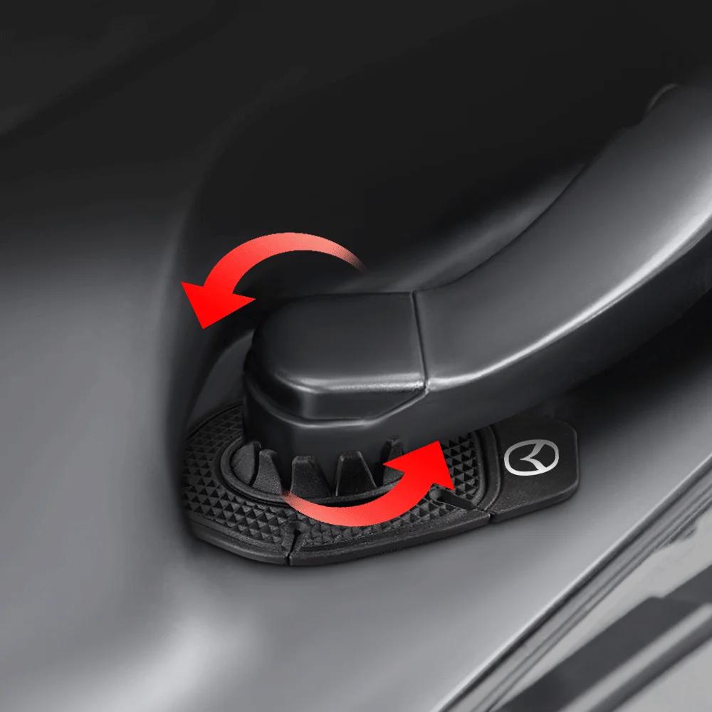 2025 Caldo 2pz Copertura Protettiva Fori Bracci Tergicristallo Auto Tappetino Protettivo Copertura in Silicone Antipolvere Per Mazda 2 3 5 Axela CX-5 CX-3 D