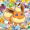 10/30/50pcs Kawaii Anime  Stickers Cartoon Q Version Sticker Skateboard Phone Suitcase Cute Pikachu Psyduck Decals Toys