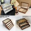 Walnut Jewelry Box With Multiple Compartments For Earrings Necklaces And Rings Gift For Women