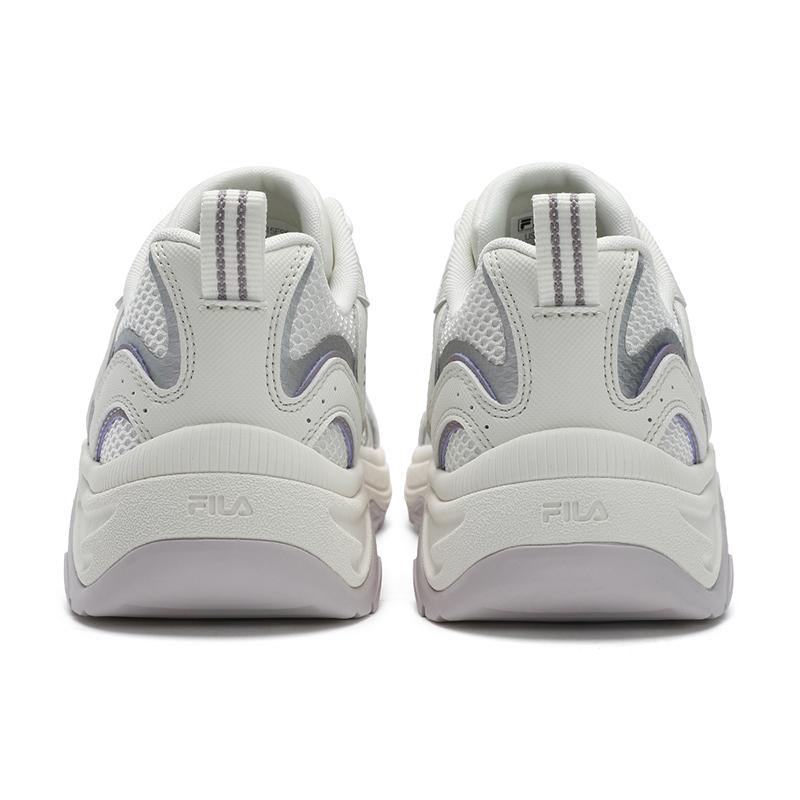 New FILA FLUXION Sichuan Flow Shoes Low Top Casual Shoes Women's White Purple F12W532115FSC