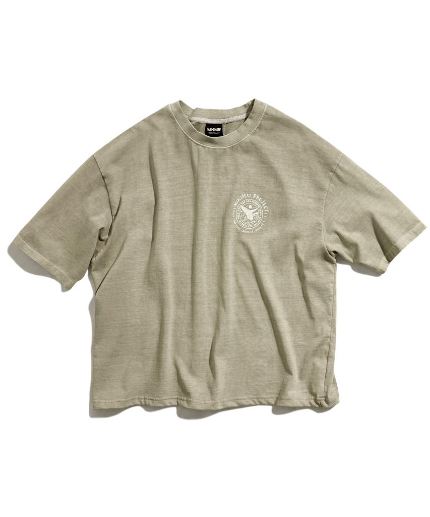 MINIMALPROJECT Whale Pigment Crop Short Sleeve T-Shirt Mst166C / 3 Colors