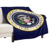 SEAL OF THE PRESIDENT OF THE UNITED STATES US USA Throw Blanket Plaid Travel for Sofa Bed Covers Blankets