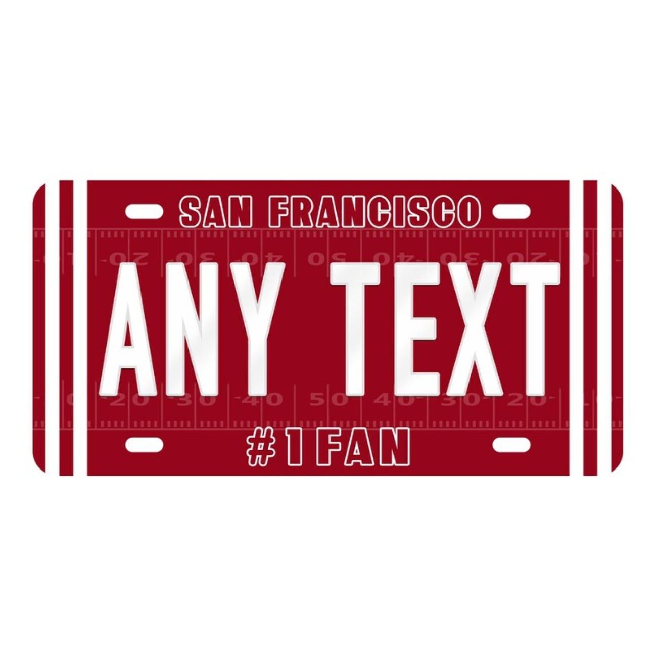 

Personalized San Francisco 49ers Tin Sign Car Garage Man Cave Wall Decor 5x Super Bowl Champions белый