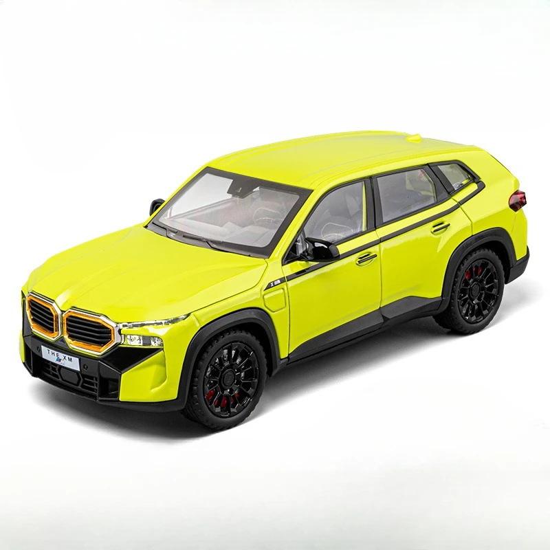 Simulation 1:24 THE-XM Alloy Car Model, Door-opening Car Model Ornaments, With Sound and Lights for Boys Toy Car Birthday Gift