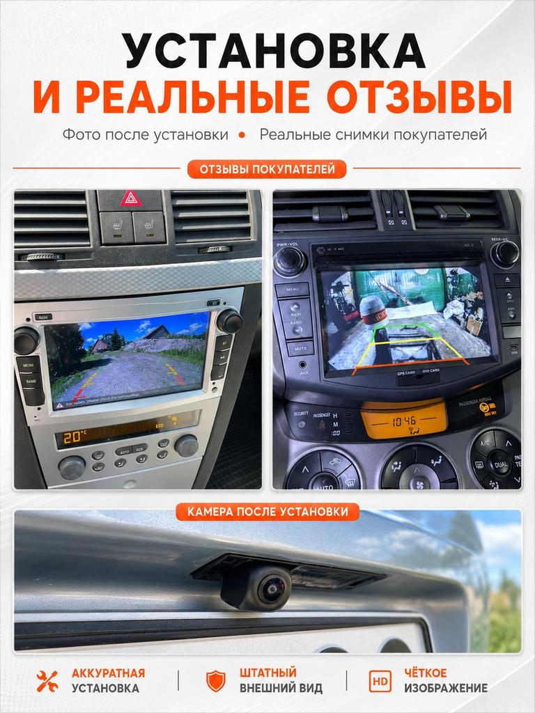 170° Wide Angle AHD720P Car Rear View Camera