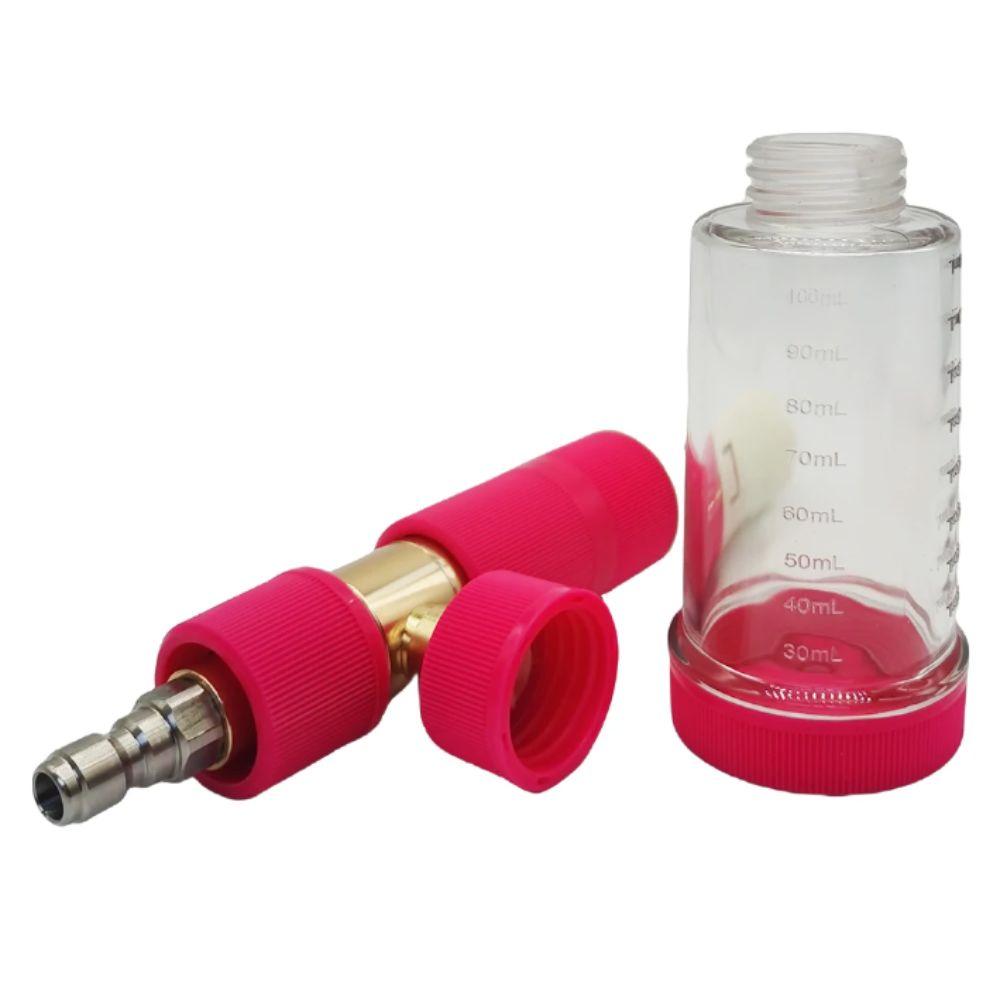 100 ml Kapazität Handlicher Schnee Schaumsprüher 1/4" Schnellkupplung Autowaschanlage Zubehör Autowaschen