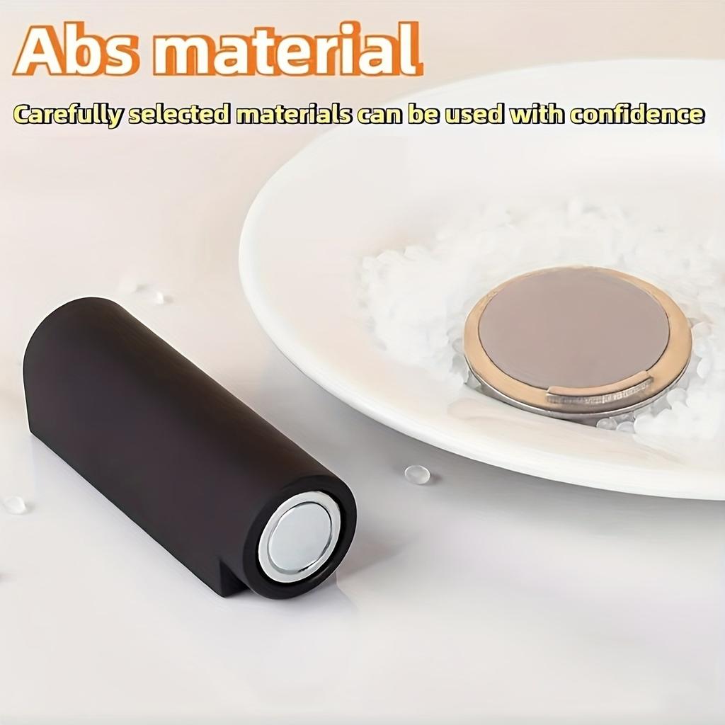 Ultratunn Magnetisk Dörrstopp - Tyst och Kollisionsfri, Borrfri Installation, Vindtålig och Justerbar Höjd