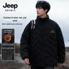 JEEP SPIRIT Herren Winter Fleecegefütterte Stehkragen Steppjacke