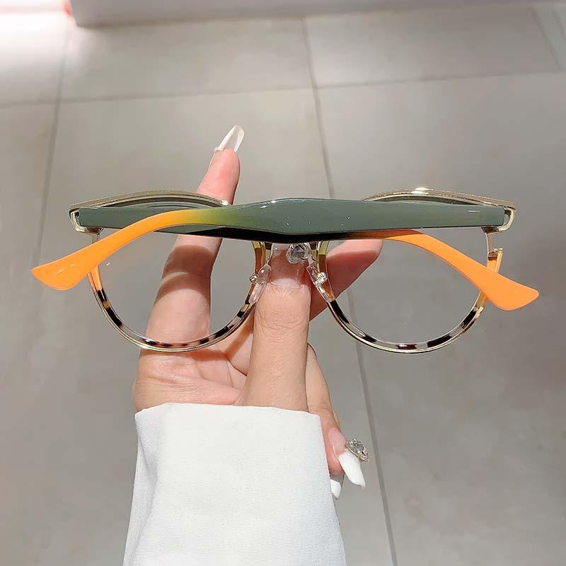 Vintage Cat Eye TR90 Glasses Women Anti Blue Light Designer Optical Frame Myopia Prescription Trendy Luxury Brand