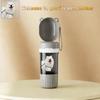Custom 2 in 1 Portable Dog Water Bottle Pet Water Container with Food Storage Pet Travel Drinking Bowl for Dogs Pet Supplies