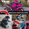 Synthetic Hawks Motor Helmet Decor Reusable Hair Sticker Funny Outdoor Wig