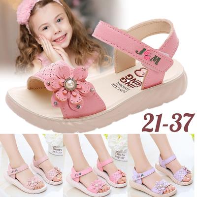 Children's Sandals Summer New Girls Sandals Sports Beach Shoes Baby Shoes