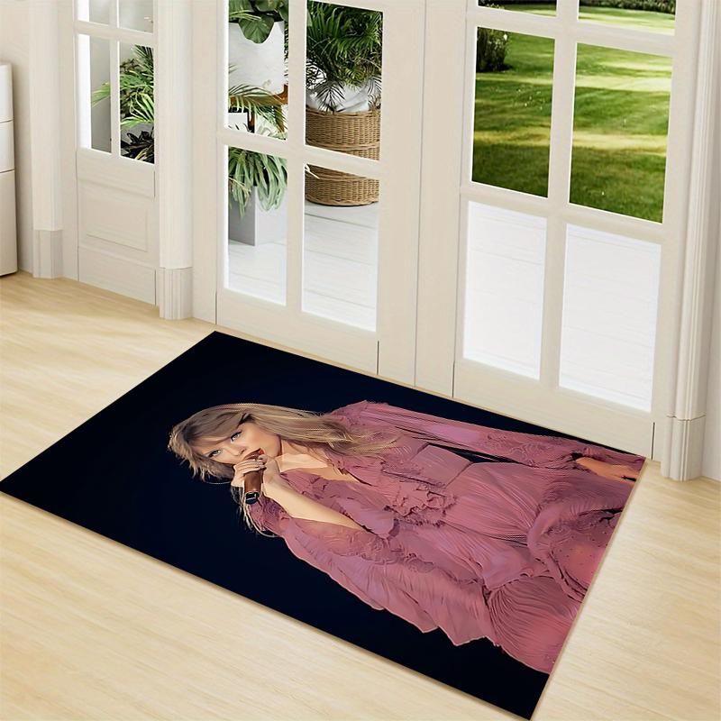 Taylor Swift Performance Carpet Rug Soft Washable Antislip Home Living Room Sofa Mats Personalized Christmas Rug