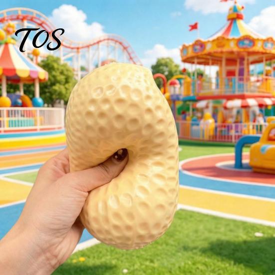 Cute Pineapple Stress Ball Anti-stress Duck Fidget Toys, Peanut Decompression Squeeze Toys for Kids Adults, Safe Soft Rubber Fidgets Slow Rebound