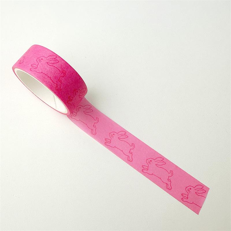 5m Cartoon Animal Plants Pattern Washi Tape Decorative Sticker Stationery Planner Tape Sticker DIY Scrapbooking Journal Decor