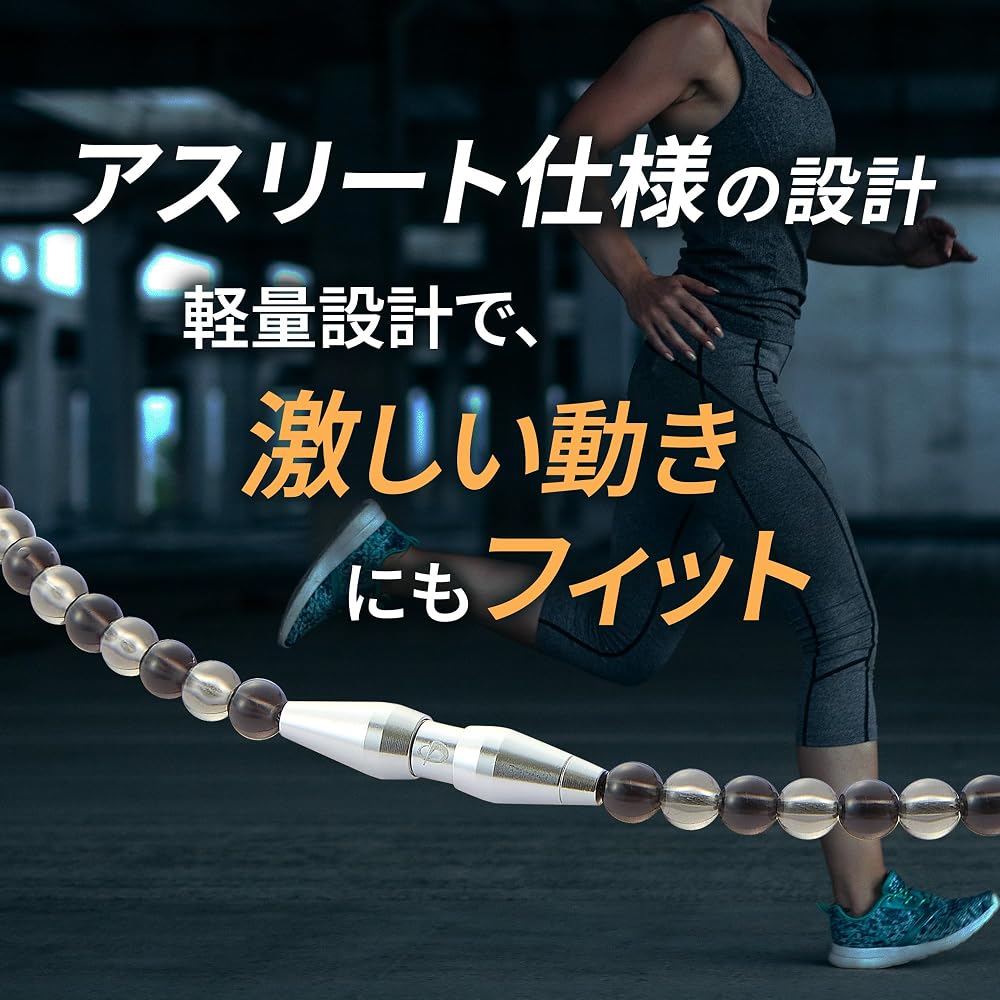 Phiten Rakuwa Extreme Crystal Touch Sports Necklace for Men and Women with Metax Technology