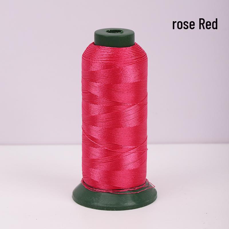Sewing Machine Leather Thread: 210D/3 Ply High-Strength Mercersized Nylon for Handcrafts, Sofas, and Thick Fabrics