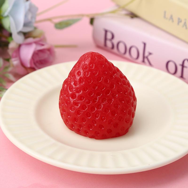 Strawberry Tpr Stress Relief Toy With Soft Silicone Feel For Kids And Adults