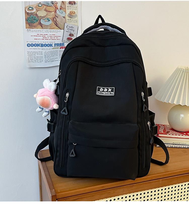 Schoolbag new Korean version fashion backpack Macaron backpack casual short trip bag Campus student schoolbag
