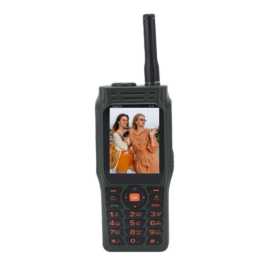 Big Key Phone 2G 2.4in HD Screen High Volume 3 SIM Card Slots 0.08MP Cell Phone for Study Work Life