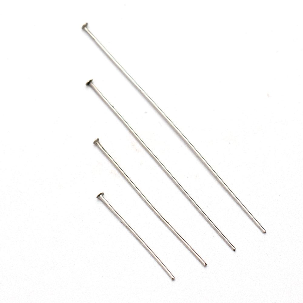 Gold-Plated 304 Stainless Steel T-Pins, 0.7mm, Various Sizes, Handcrafted DIY Jewelry Materials