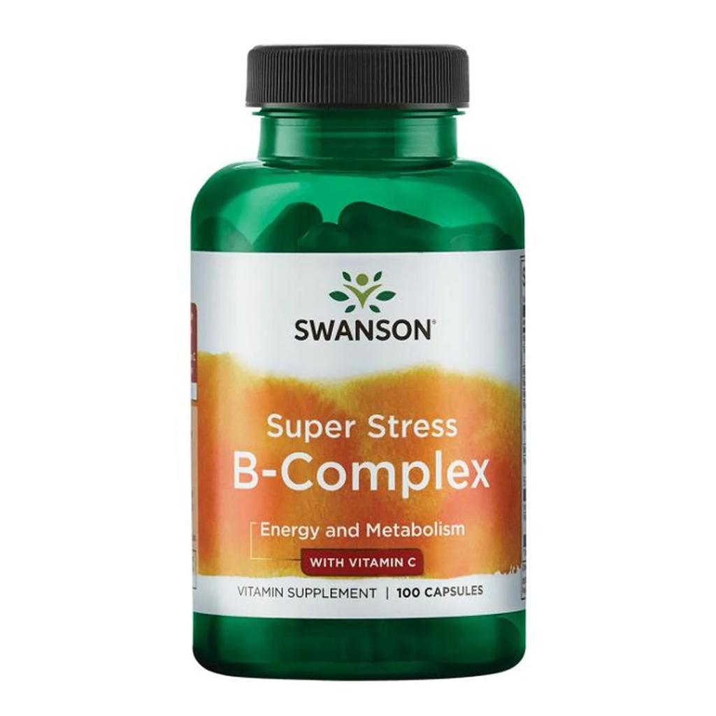 Super Stress B-Complex with Vitamin C - 100 Caps