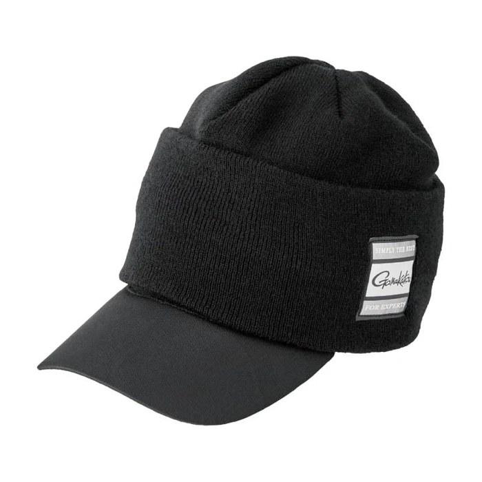 Gamakatsu 2-Way Knit Visor Cap GM9119 Black (F)
