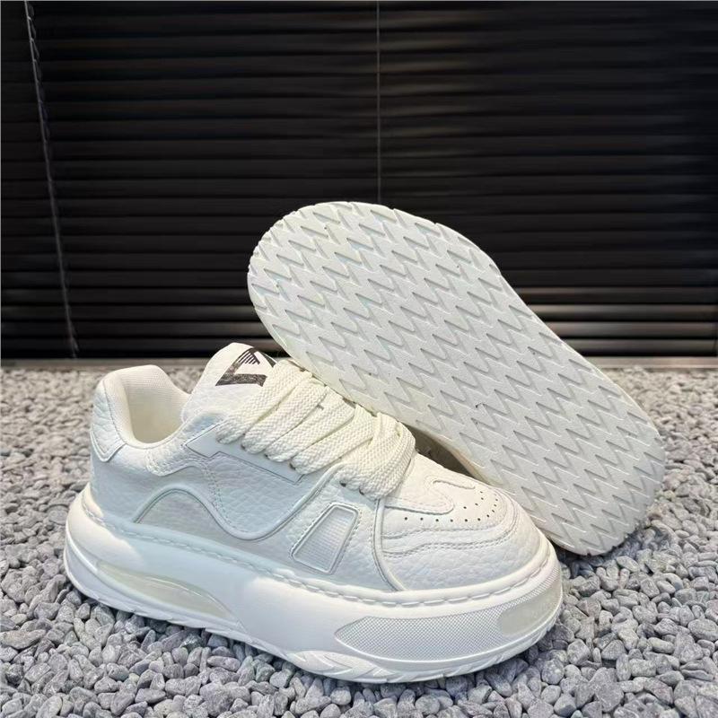Autumn and winter new platform casual shoes velvet warm dad shoes low-top lace-up bread shoes qs