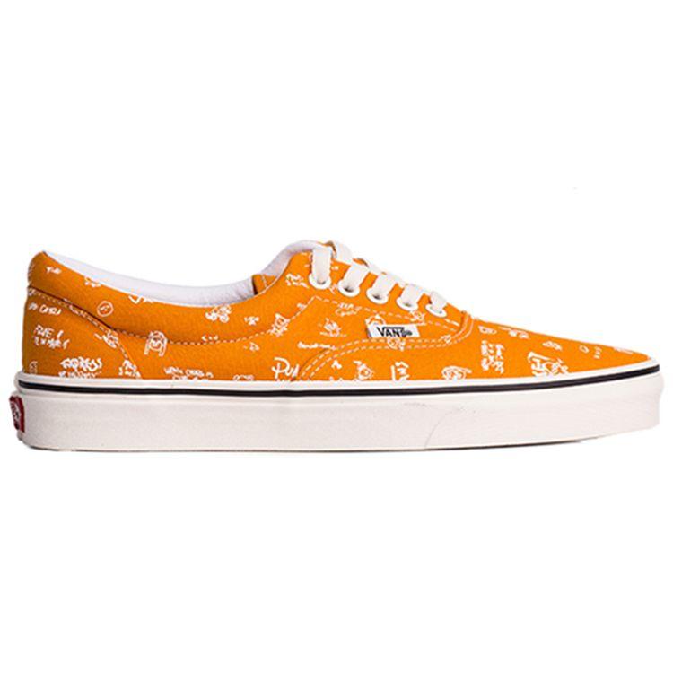 Vans Kakao Friends X Authentic Graffiti Retro Casual Canvas Shoes Unisex Sneakers Yellow VN0A38FRTH1