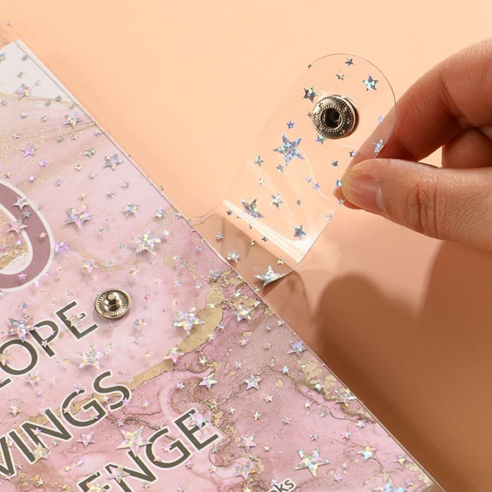 Large Capacity 100 Envelopes Money Saving Challenge Shining Savings Challenges Book  Couples