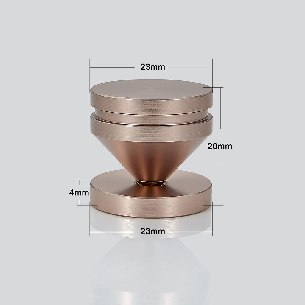 Pailvens Speaker 8 Speaker Metal Spike Stands with 16 Pieces of for Improved Audio Sound Quality and Vibration Gold Insulators, Pieces, Stands,